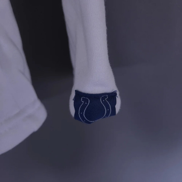 Ultra Game NFL Womens Long Sleeve Fleece Lace Up Sweatshirt Size Large Colts - Picture 5 of 8